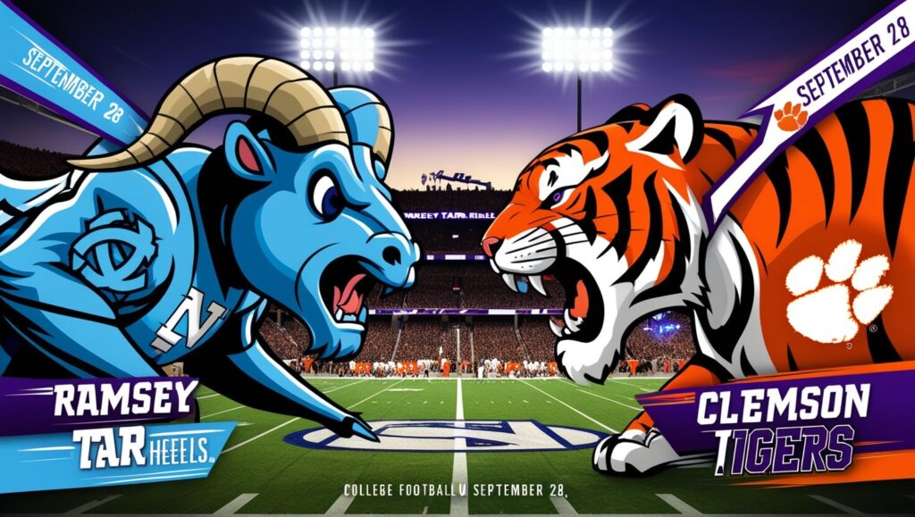 UNC vs. Clemson Tigers