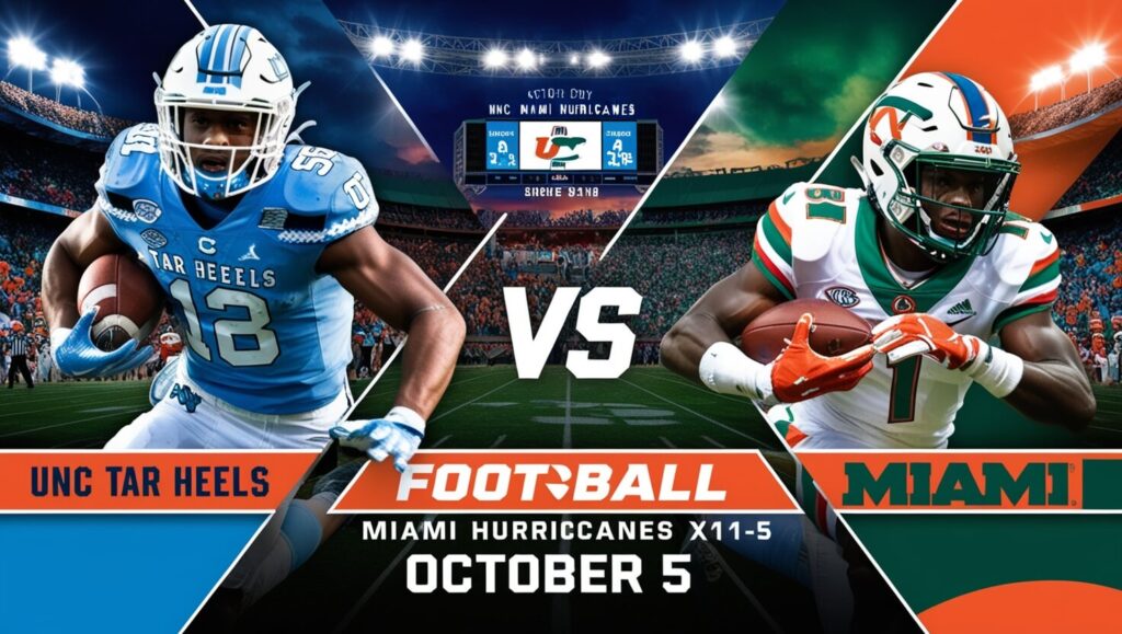 UNC vs. Miami Hurricanes (October 5)