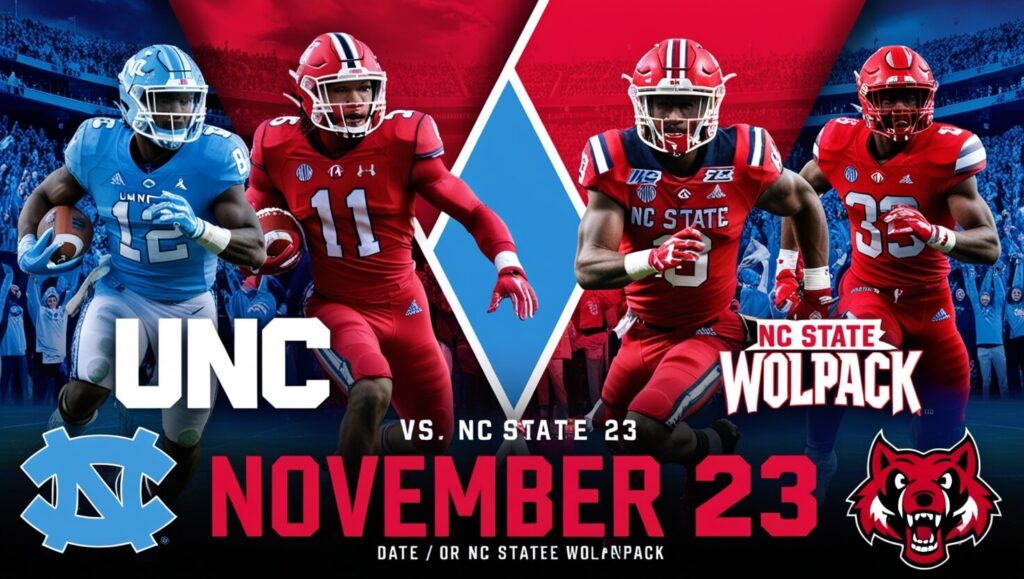 UNC vs. NC State Wolfpack (November 23)