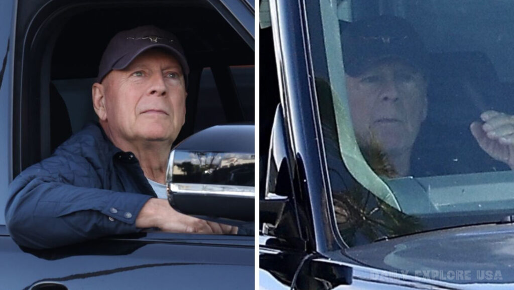 Bruce Willis Spotted In A Car Ride With Bodyguards