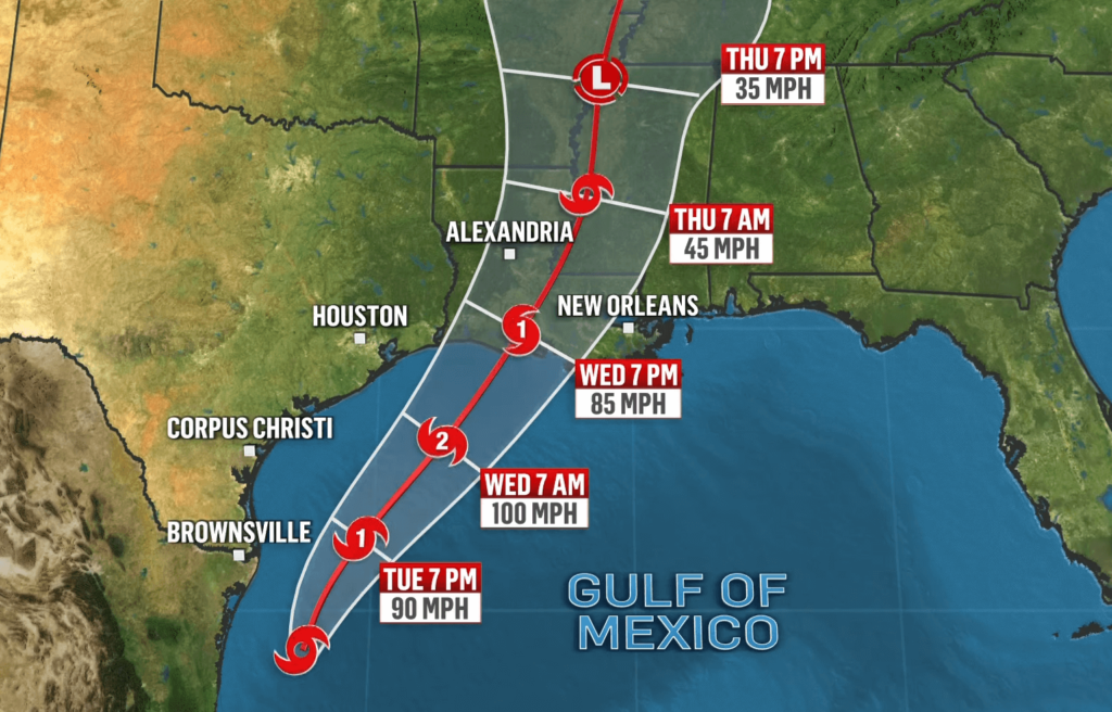 Hurricane Francine 2024 Tracker