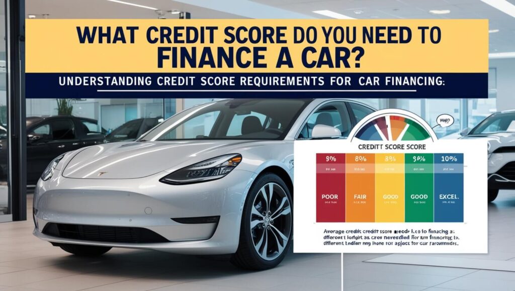 What credit score do you need to finance a car